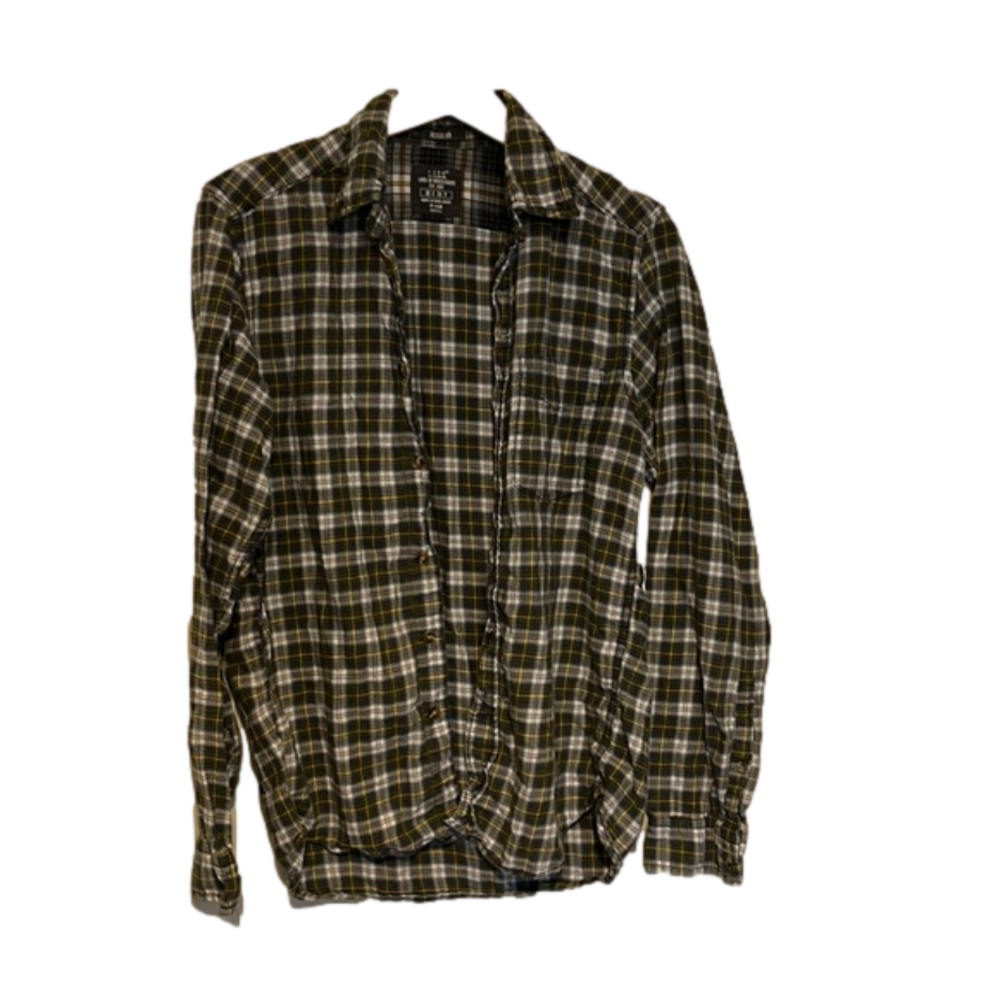 Plaid button shirt
